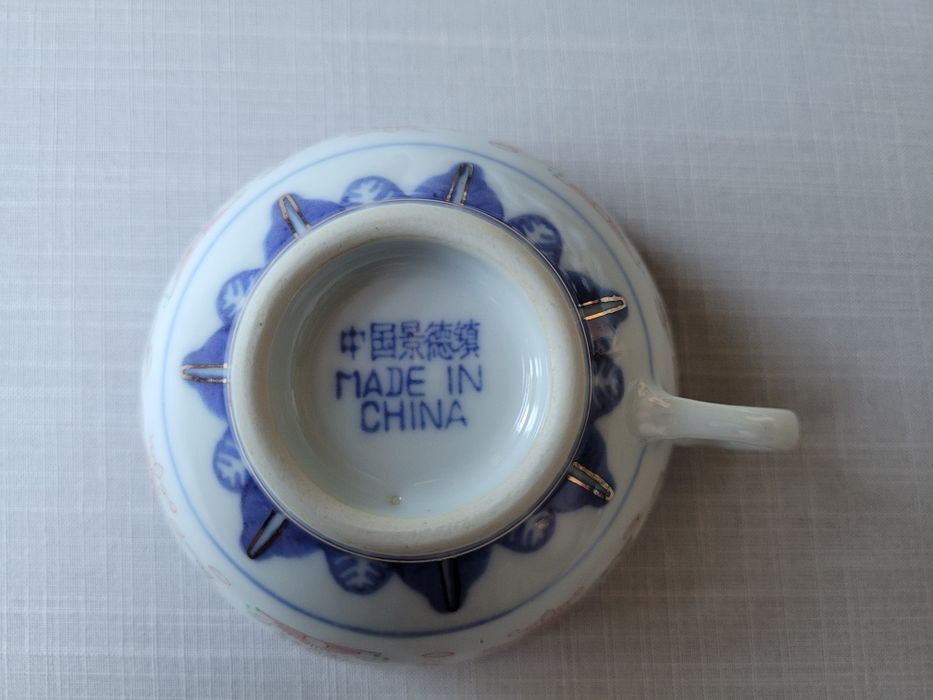 Zestaw chińskiej porcelany