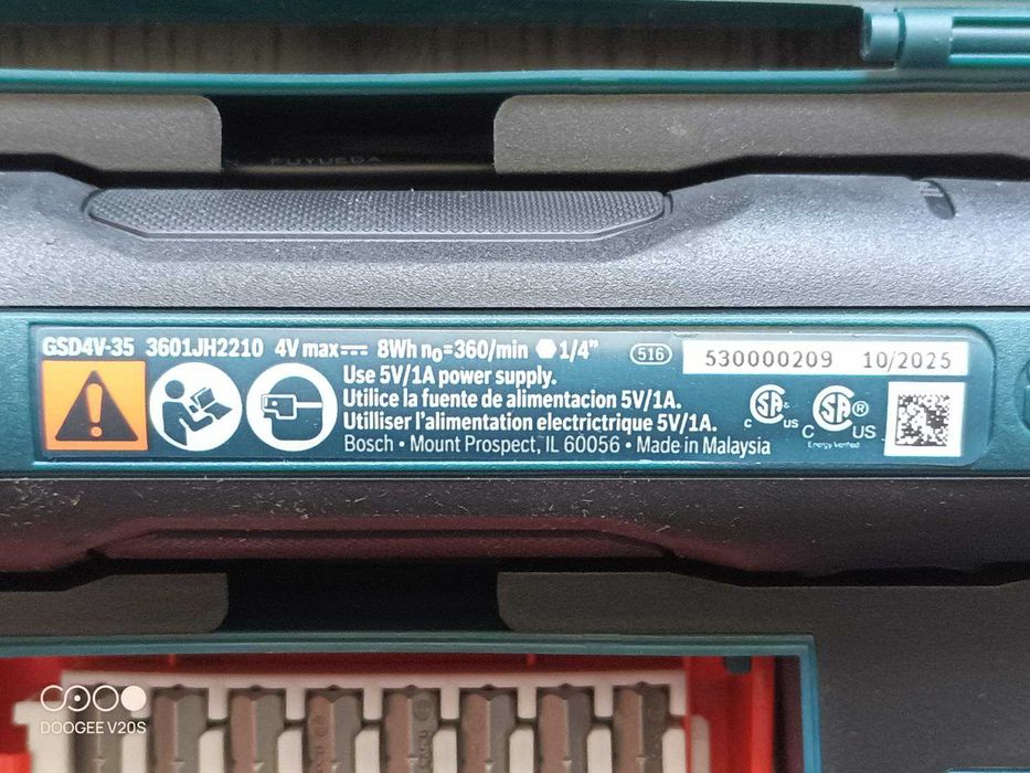 Bosch GSD 4V-35 4V Max Rechargeable Screwdriver