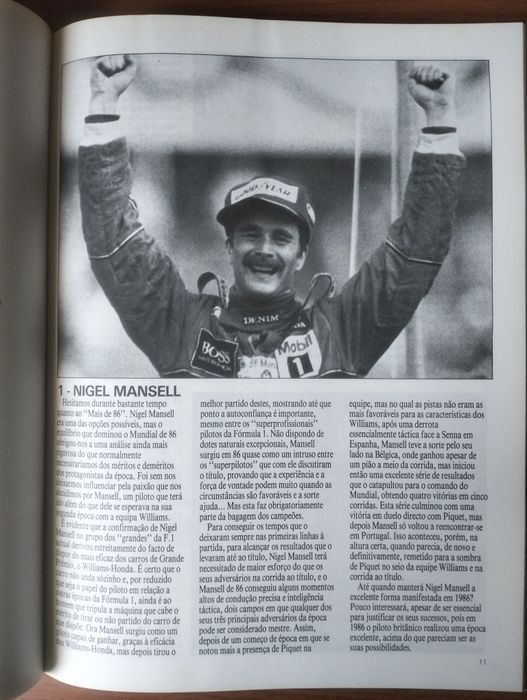 Anuário Formula 1 - 1986/87