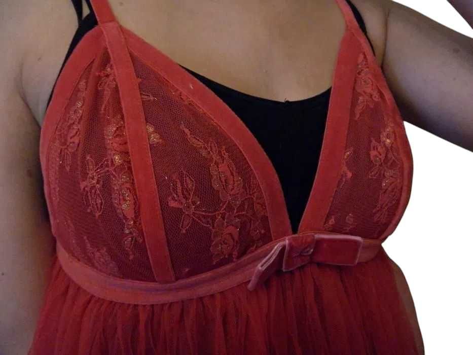Seksowna różowa koszulka nocna halka Ann Summers 38,M/40,L bielizna
