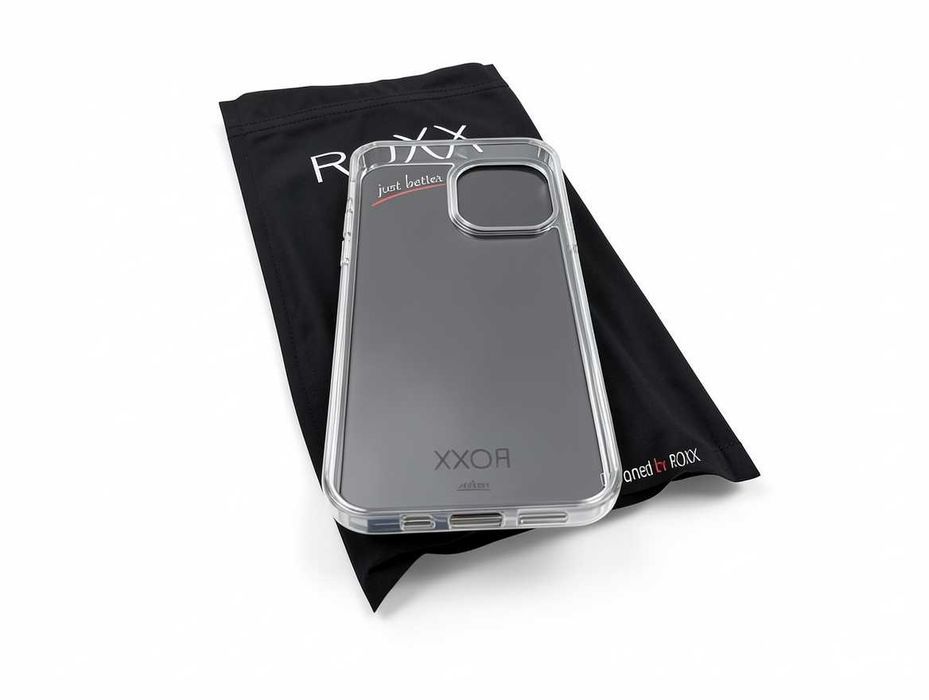 N115 Etui Roxx iPhone 12 6,1 Hulle ClearCase Przezroczyste Silikonowe Case Pokrowiec Ochronny Obudowa Na Telefon Neu