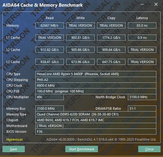 ОЗП Kingston DDR5 16GB (2x8GB) 6000Mhz FURY Beast