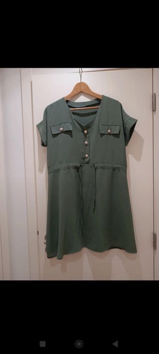 Vestido de senhora verde