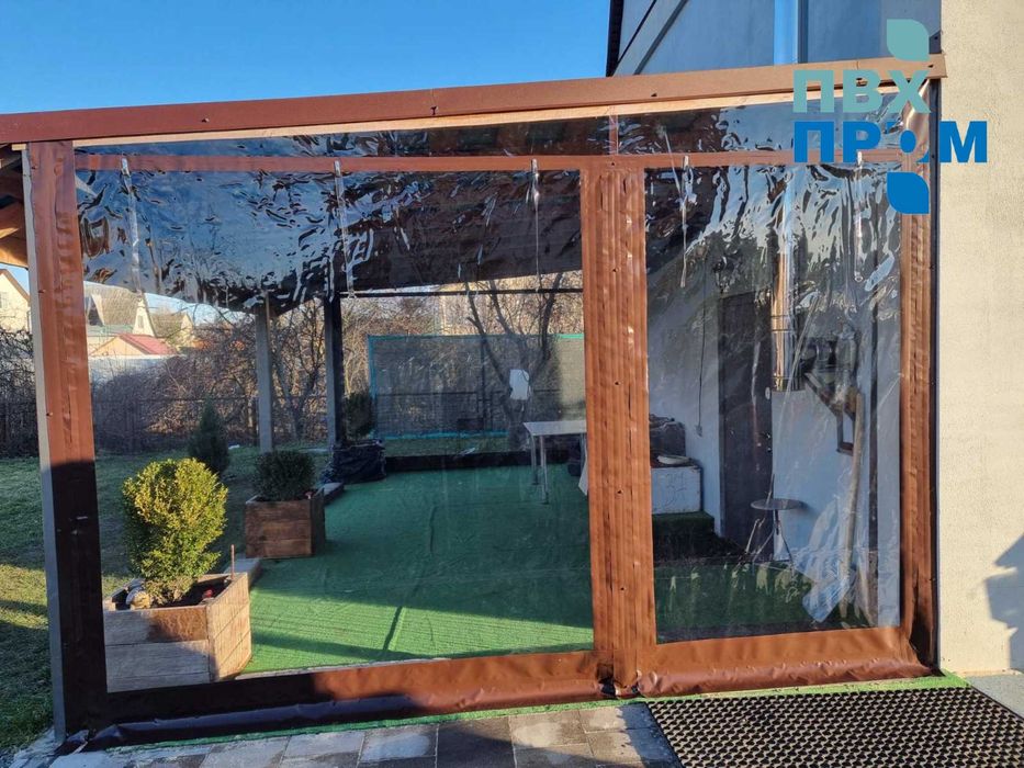 М'які вікна для терас / альтанок / веранд / штори пвх