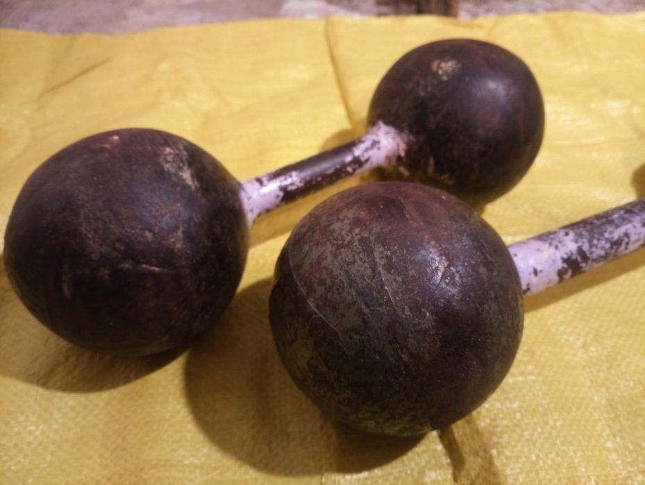 Retro Hantle + Kettlebell (3 x 10KG)