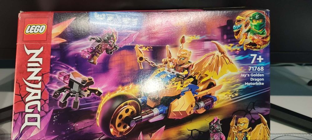 LEGO Ninjago 71768 złoty smoczy motocykl Jaya