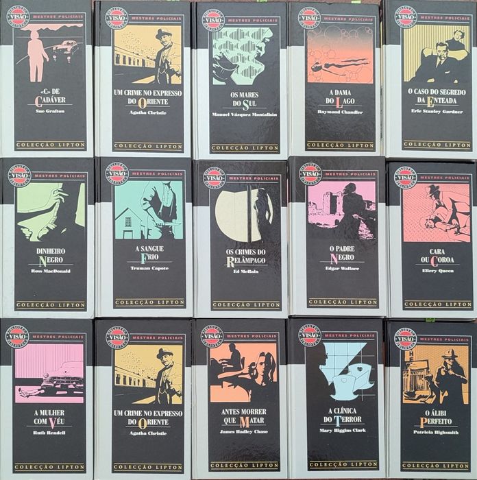 Lote de 19 romances policiais (preço do lote)