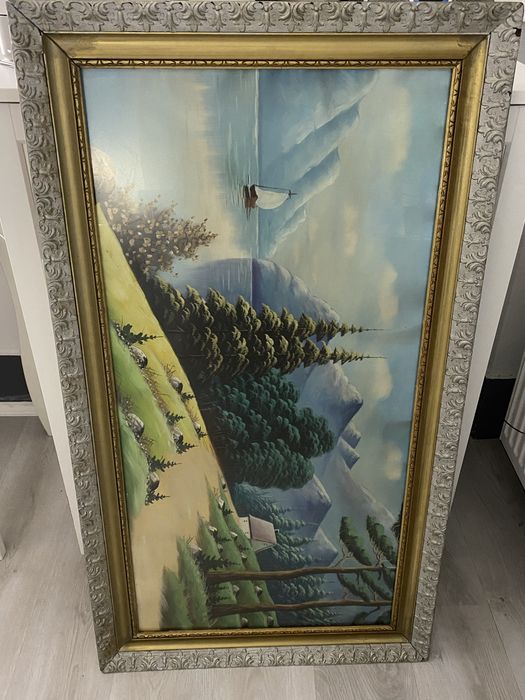 Oryginalna stara rama