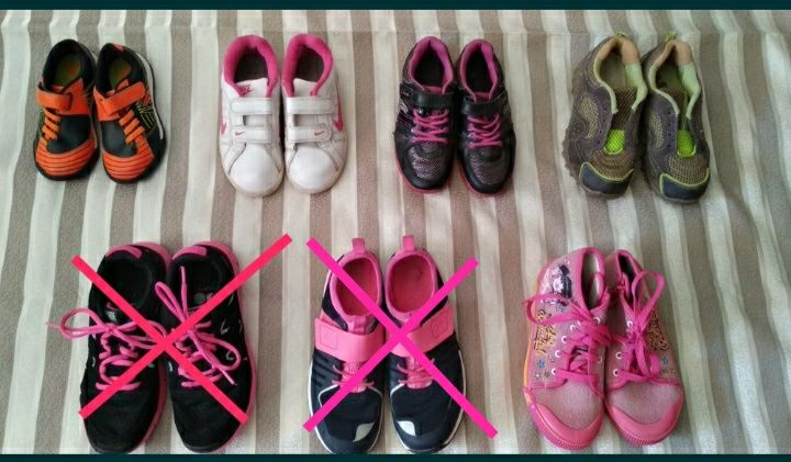 Кроссовки Clarks, Nike, Karrimor