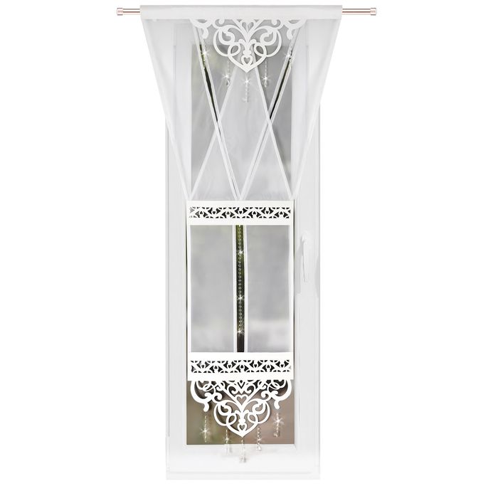 Piękny długi panel dekoracyjny do okna