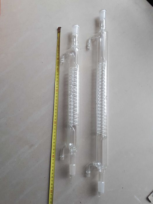 Destylator szklany spiralny