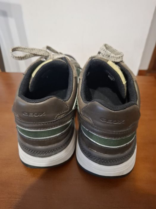 Sapatilhas Geox Spherica Actif X1 ABX verde castanho (Homem)
