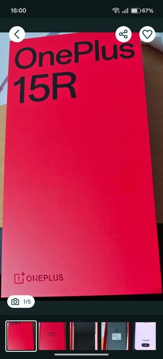 OnePlus 15R 16/512 - Preto