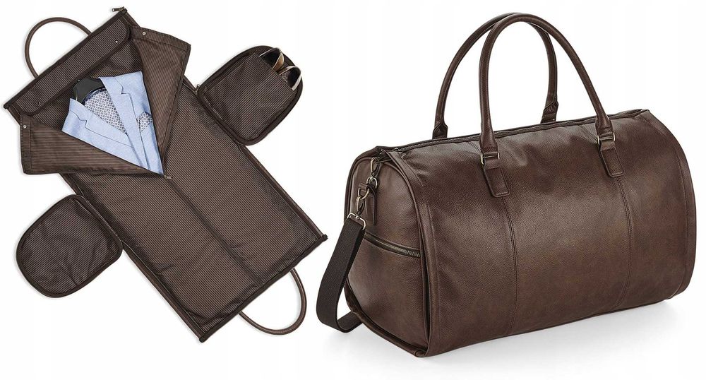 Torba skórzana podróżna elegancka