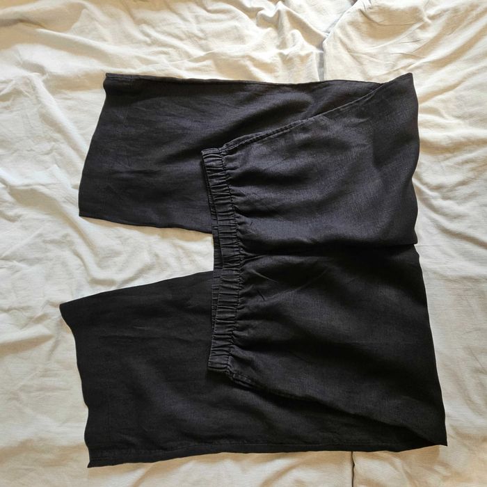 Lniane spodnie H&M