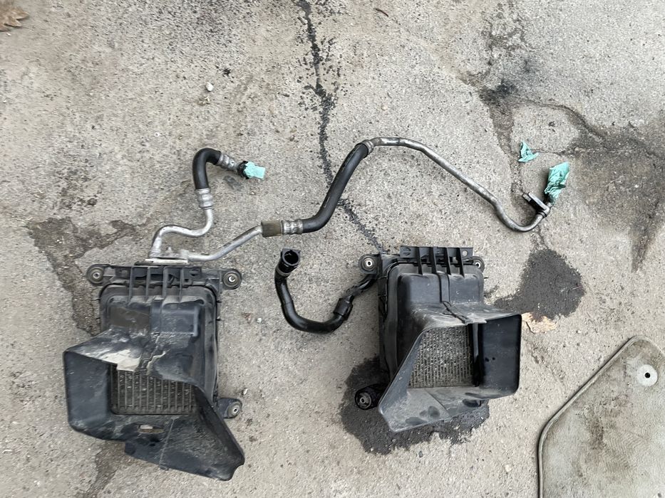 левый доп радиатор bmw 335 340 f30