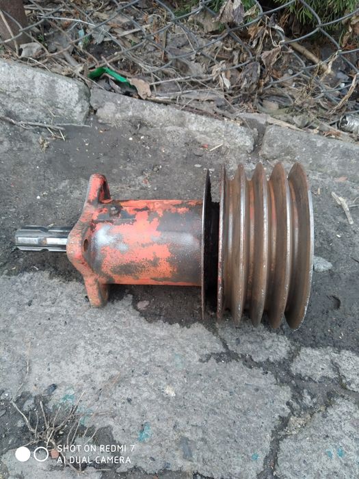 До картопляного комбайна перехід на ремінну передачу