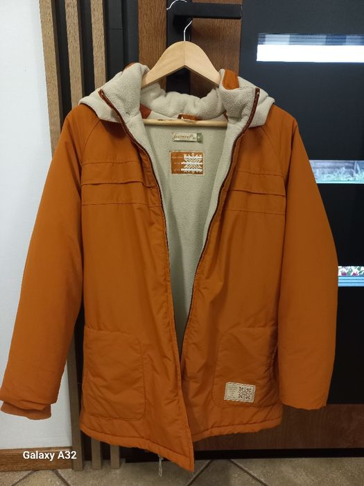 Kurtka z kapturem zimowa dziewczęca rozmiar 164