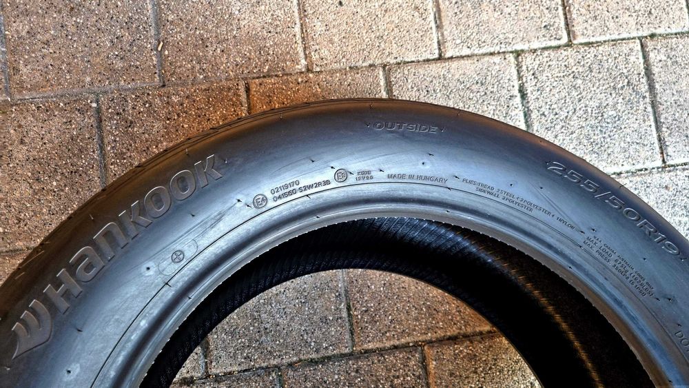 2 szt. Hankook VENTUS S1 evo3 ev 255/50R19 103T AO Rok 2025.46 - Nowe