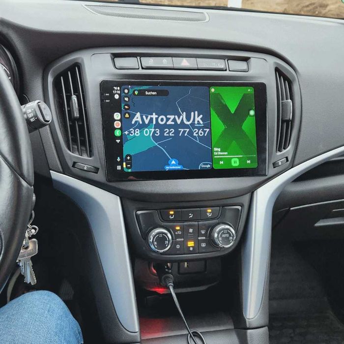 Магнітола ZAFIRA B C Opel ASTRA H G VECTRA C MERIVA CarPlay Андроїд 16