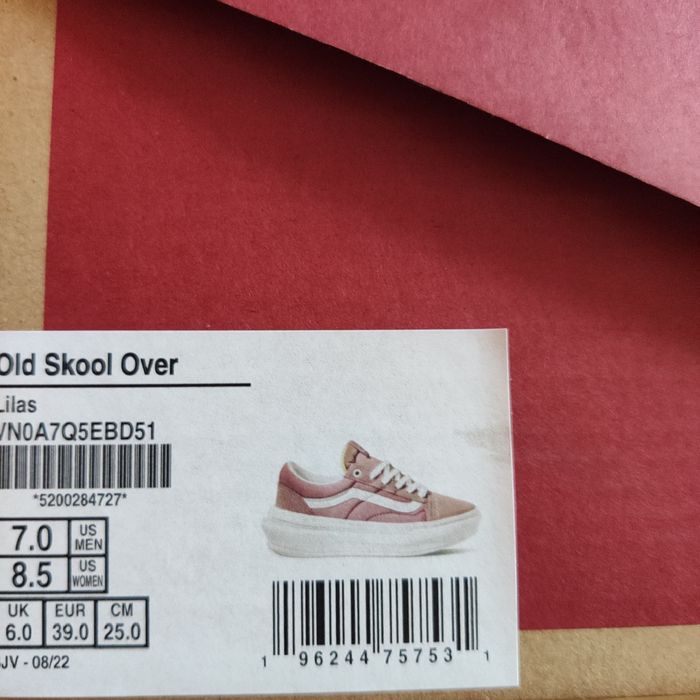 Vans old skool over rozmiar 39