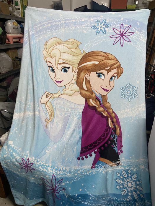 Capa individual do frozen com uma fronha incluida