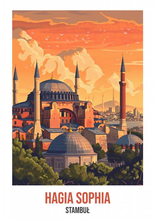 Plakat 42x59,4cm Hagia Sophia