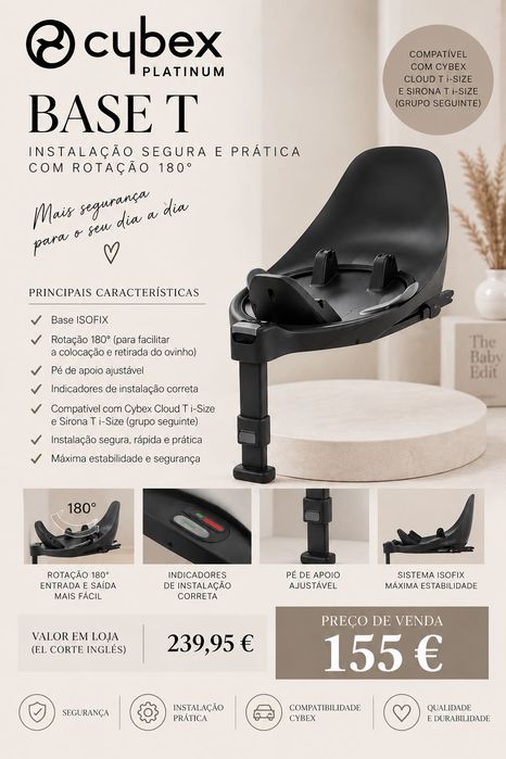 Enxoval de bebé - isofix cybex