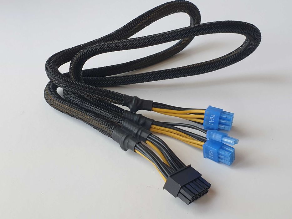 живлення відеокарти 12-pin - 6+2-pin PCI-E be quiet! CP-6620 Dark