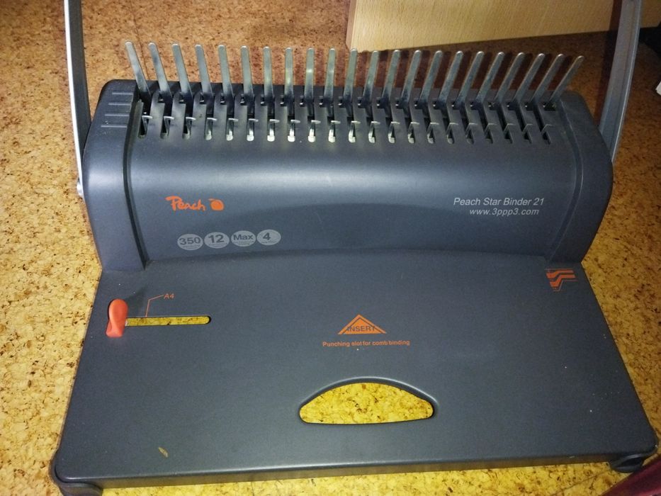 Máquina para encadernação+argolas