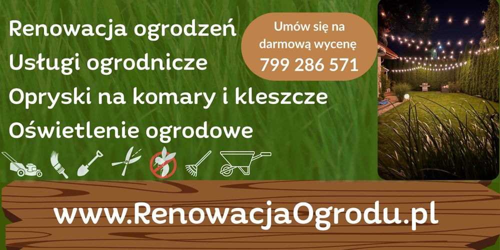 Usługi ogrodnicze | Wiosenne porządki | Wertykulacja | Mycie Kostki