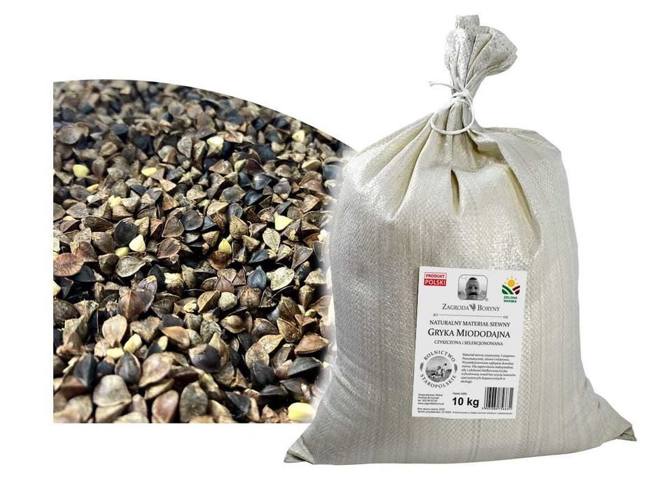Gryka Siewna Miododajna Poplon EKO Nawóz K+P 10 KG
