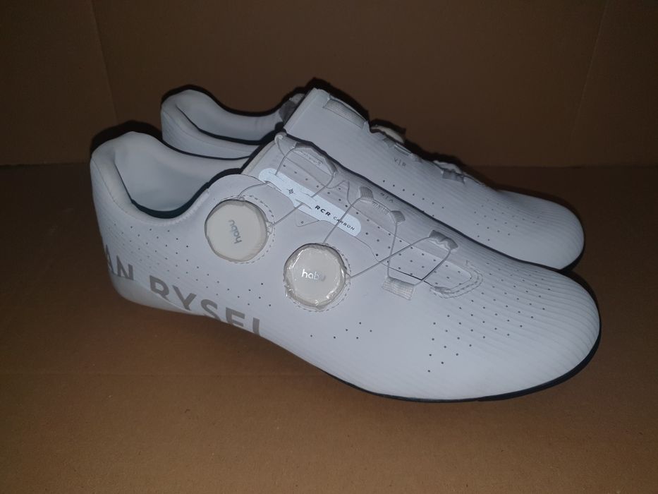 Buty na rower szosowy VAN RYSEL rozmiar 42, kolor biały, nowe