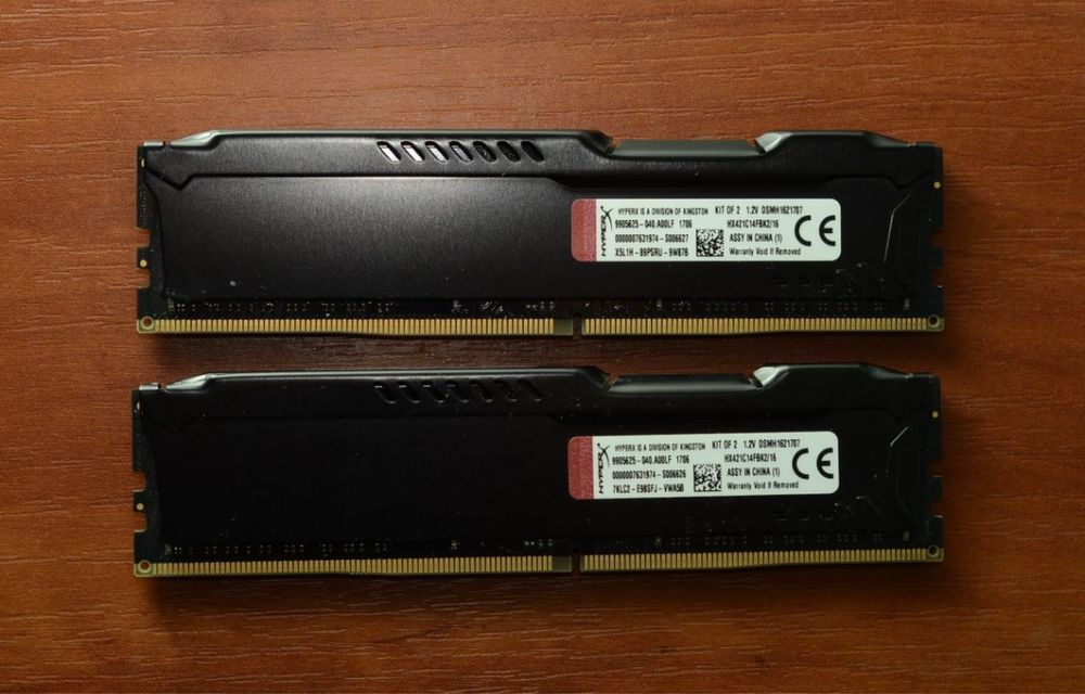 Ddr 4 Hiper Fury 2по 8gb (2400mhz)