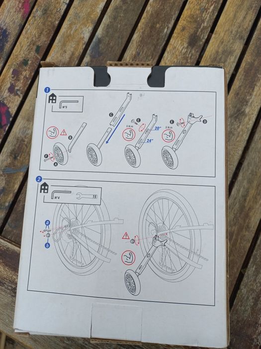 Rodinhas para bicicleta