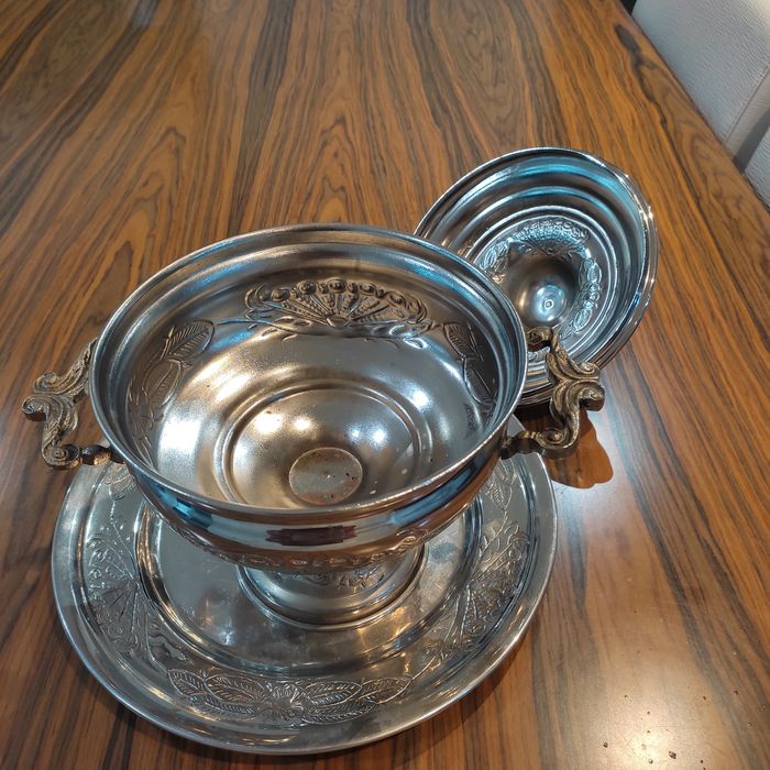 Conjunto prato e terrina (centro de mesa)