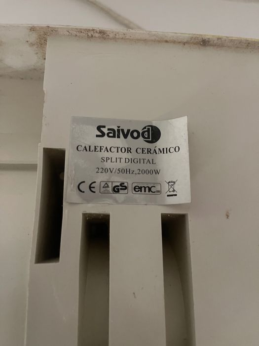 Aparelho de ar quente são dois