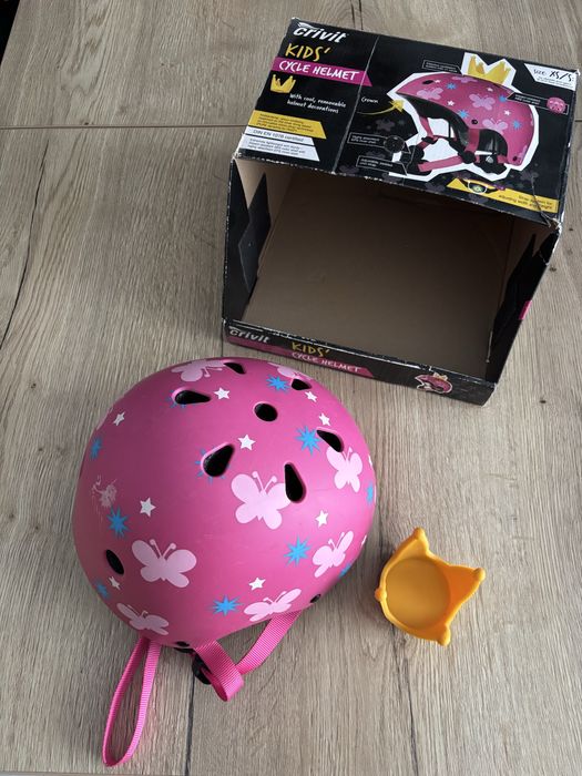 Kask dziecięcy z koroną Crivit
