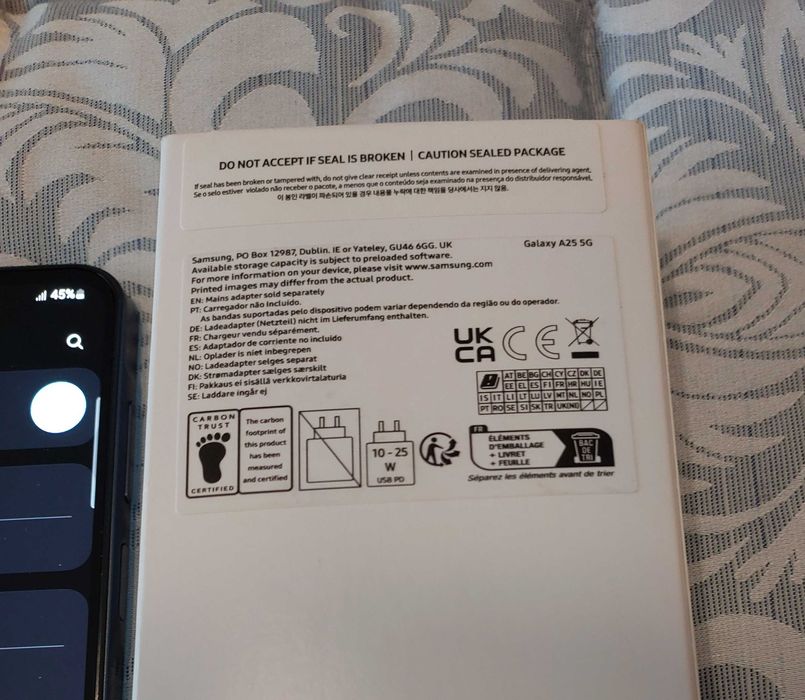 Samsung A25 5G - 128G - 6G Ram - Android 15