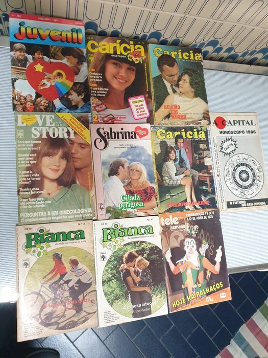 Diversas revistas  antigos