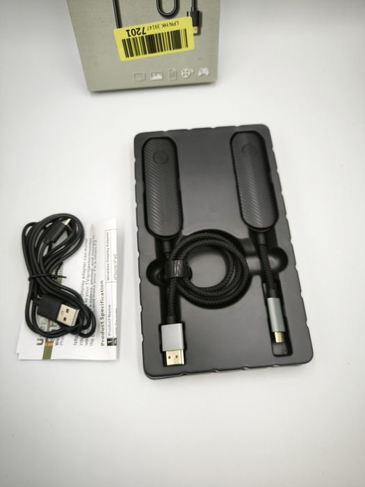 ISharepro bezprzewodowy nadajnik i odbiornik adapter USB-C HDMI do iPhone'a Ipada macbook