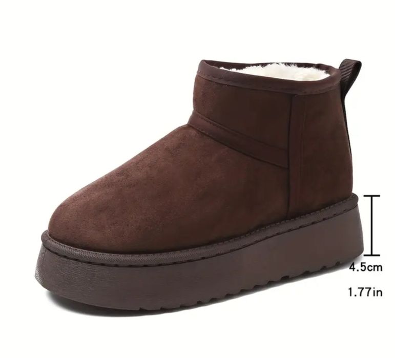 НОВІ  зимові  угі, 40 р. колір кави