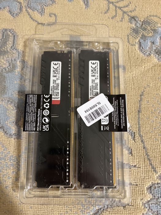 Оперативна пам'ять Kingston FURY Beast DDR4 16GB (2x8GB) 3200MHz CL16 (KF432C16BBK2/16)