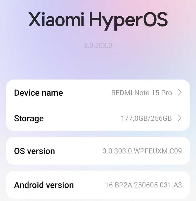 Redmi Note 15 Pro 4G 256GB