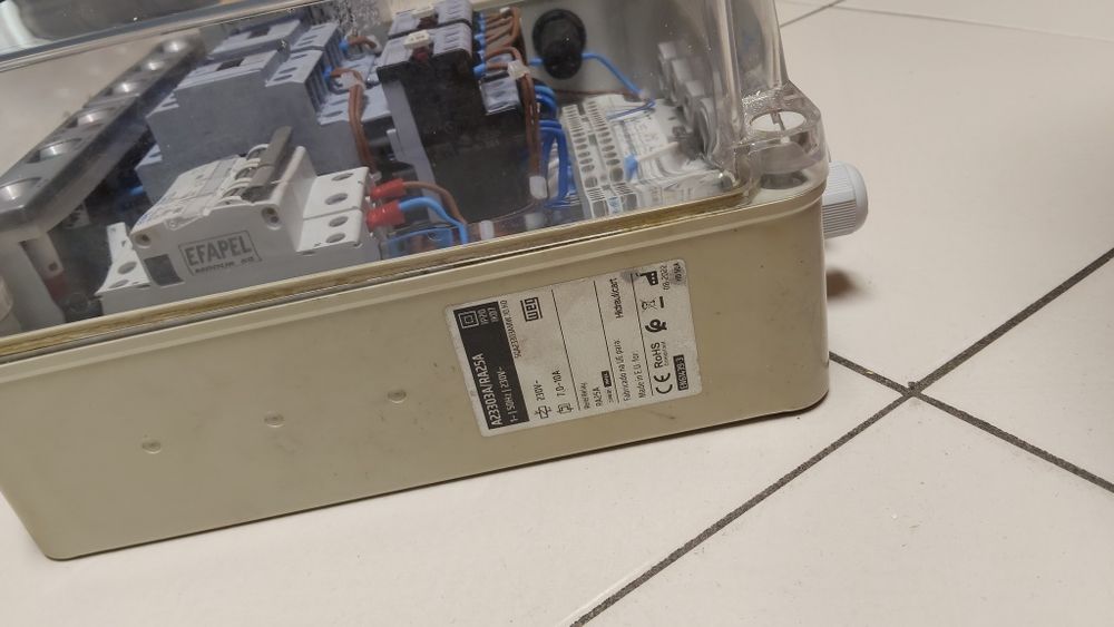 quadro de comando e proteção para 2 eletrobombas