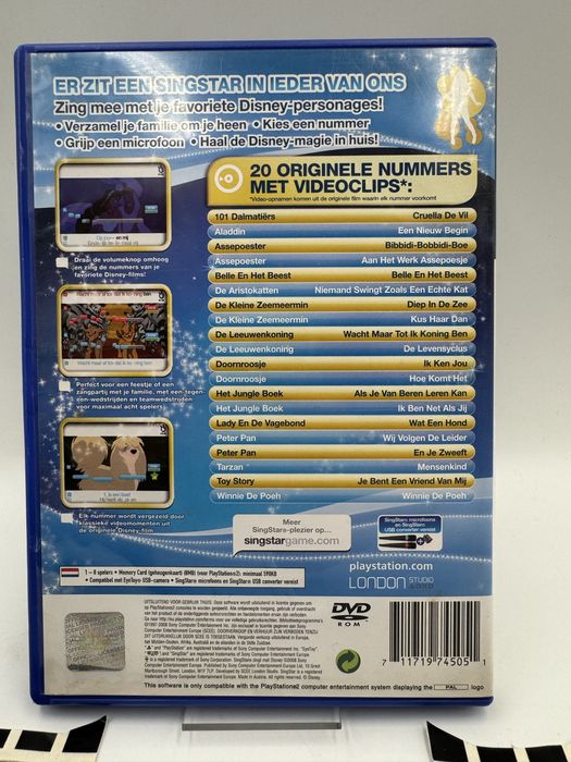 SingStar Disney Ps2 Gwarancja