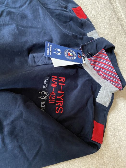 Męskie polo NOWE z długim rękawem rozm. M Claudio Campione