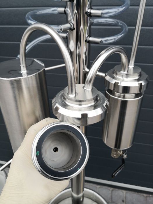 Destylator 2 odkręcane odstojniki grzałki | gaz 30l | 50l