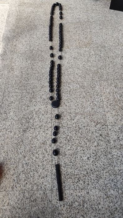 Terço grande em pau preto