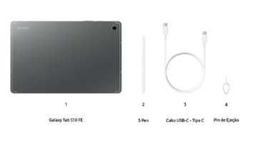 Samsung Galaxy Tab S10 FE (10.9" Wi-Fi, 128 GB), Black (New/Sealed)64575288792322122